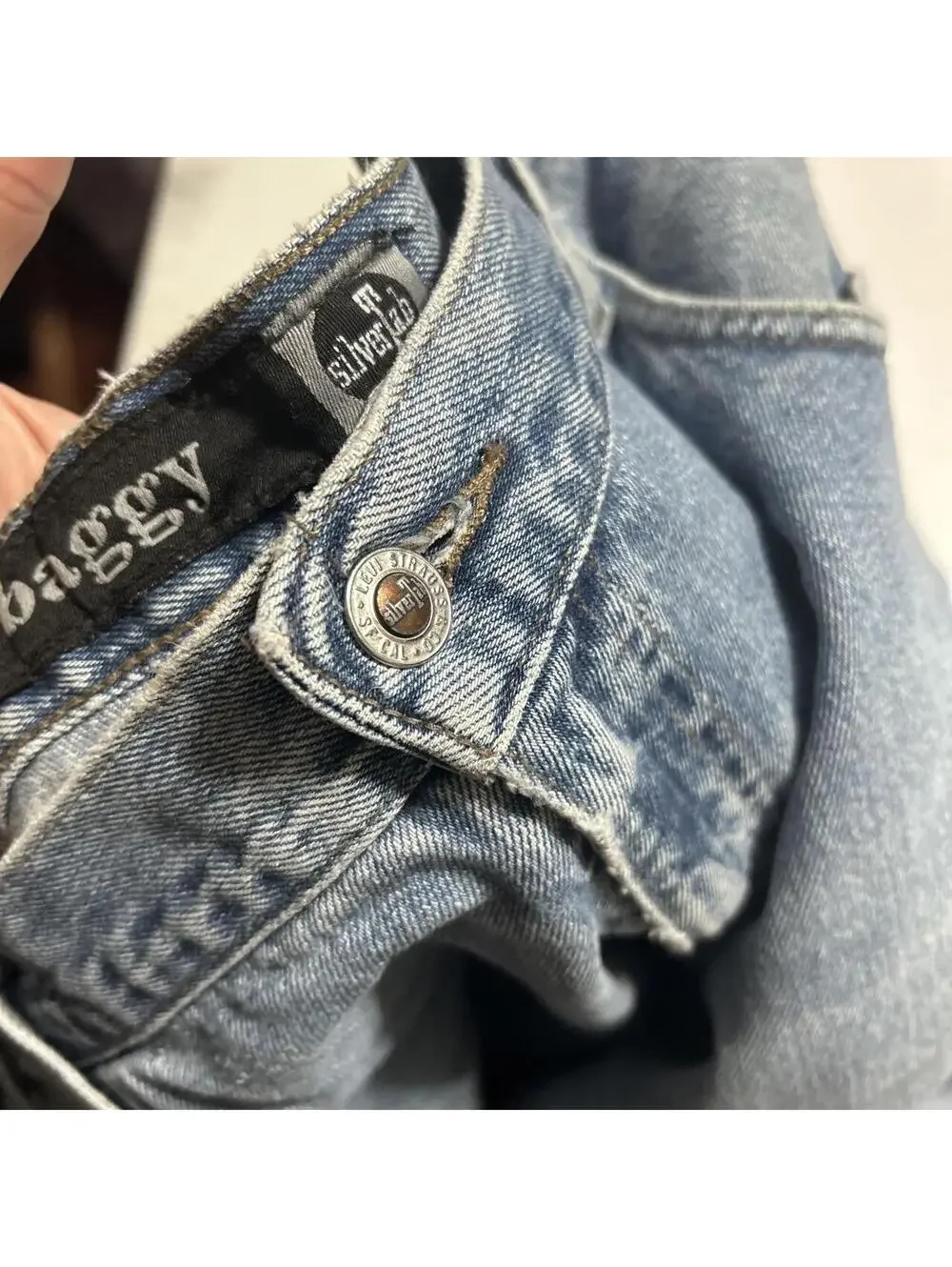 Sick Baggy Faded 1990s Levi's Silvertabs jeans